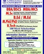 Admission notice for Preston University Kohat