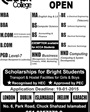 Admission notice for Grafton College of Management Sciences Islamabad