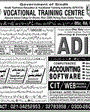 Admission notice for Sindh Technical Education and Vocational Training Authority Karachi