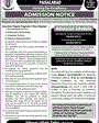 Admission notice for Govt College University GCU Faisalabad
