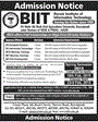Admission notice for Barani Institute of Information Technology, Rawalpindi