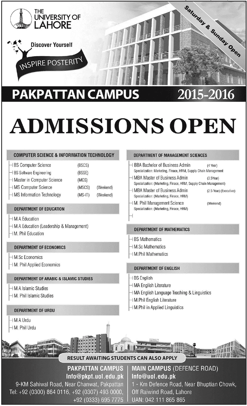 Admission Image