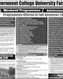 Admission notice for Govt College University GCU Faisalabad