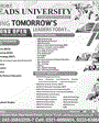 Admission notice for Lahore Leads University (LLU)