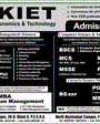Admission notice for PAF Karachi Institute Of Economics And Technology Karachi