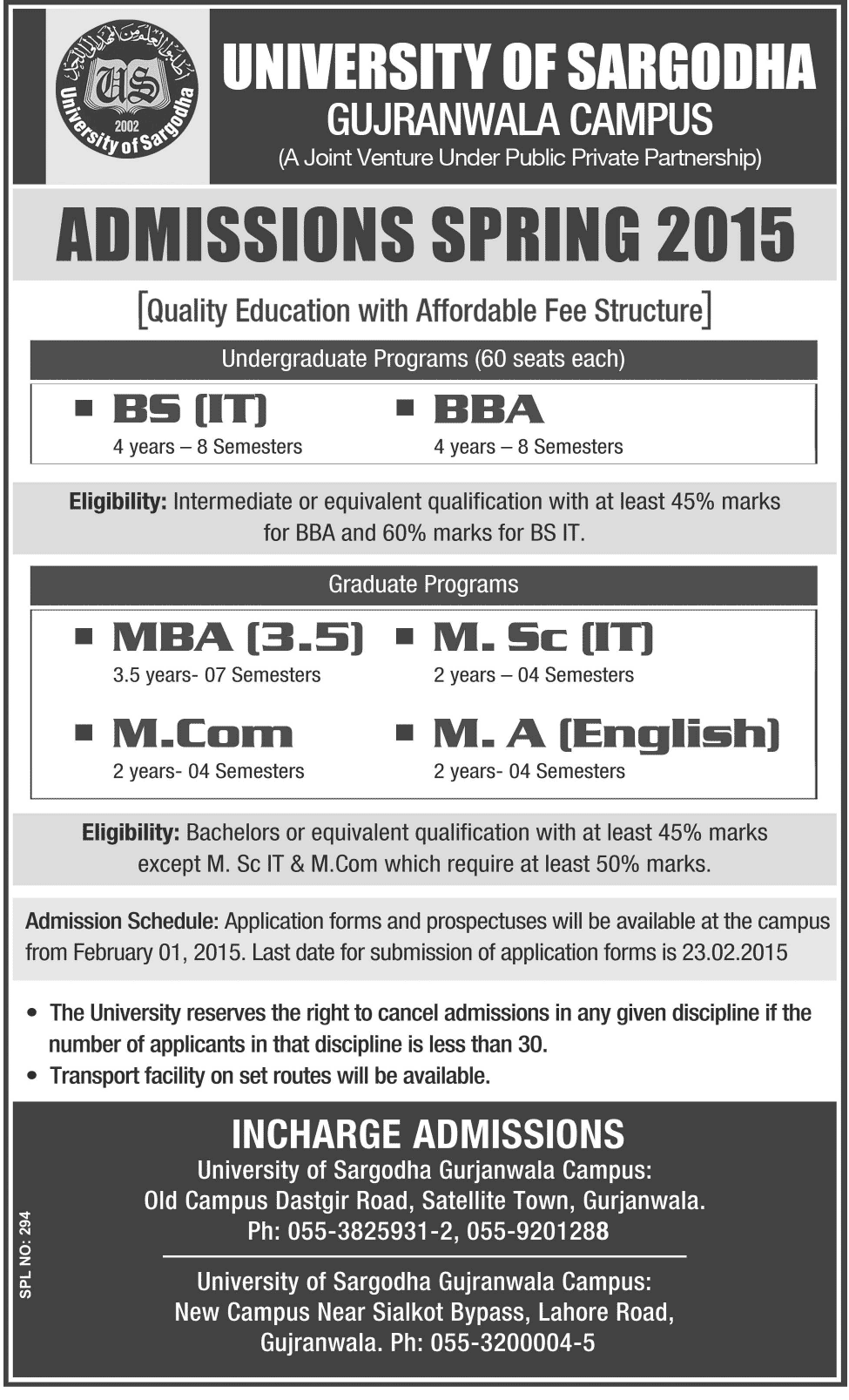 Admission Image