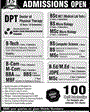 Admission notice for Comwave Institute of Sciences and Information Technology, Abbottabad