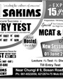 Admission notice for Sakims College Multan