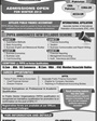 Admission notice for Pakistan Institute of Public Finance Accountants Karachi