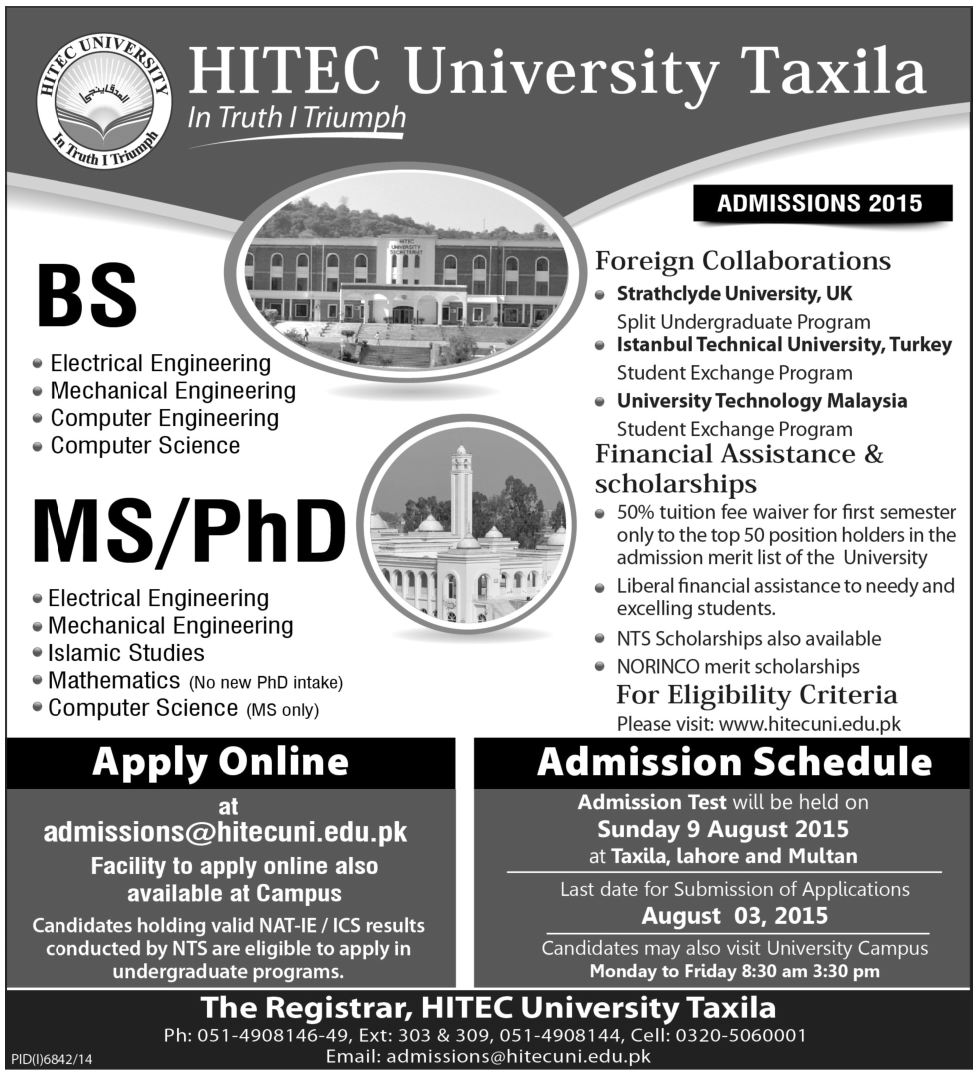 Admission Image