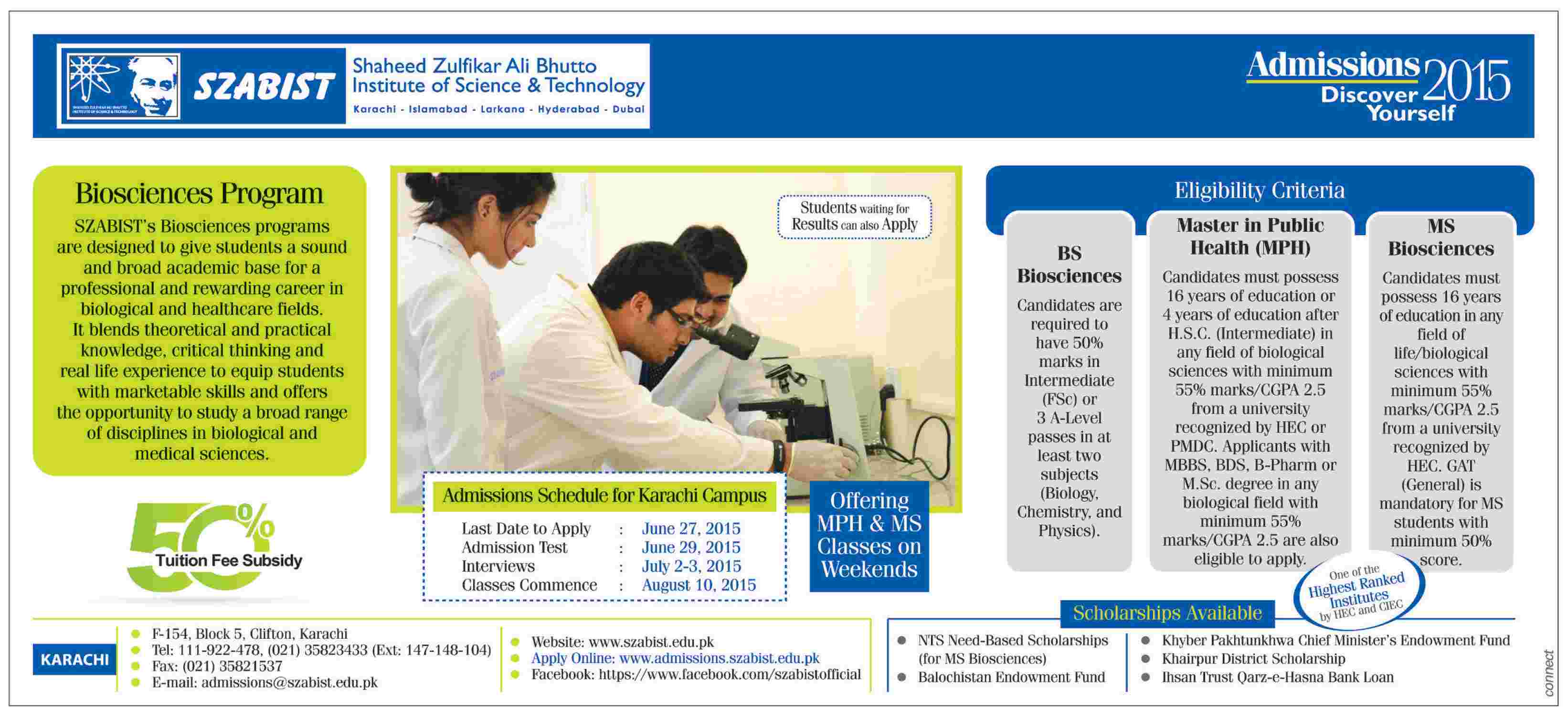 Admission Image
