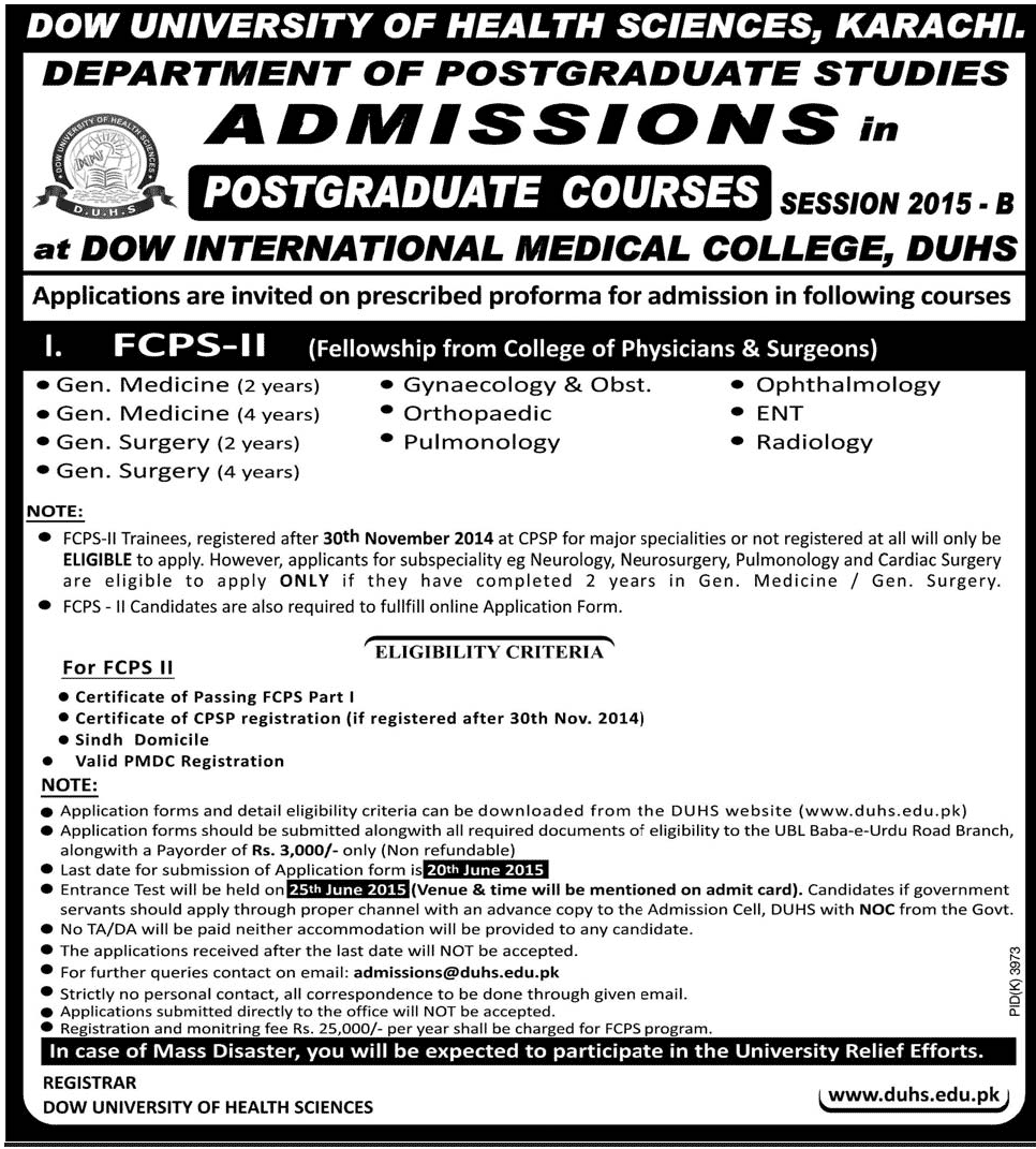Admission Image