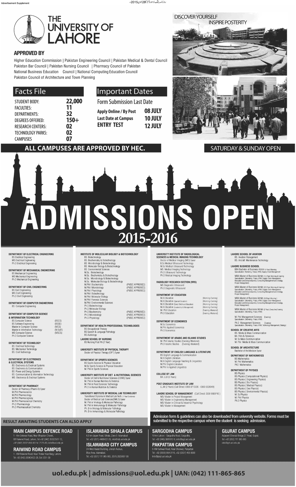 Admission Image