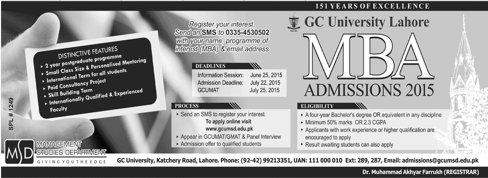 Admission Image