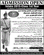 Admission notice for Cadet College Murree