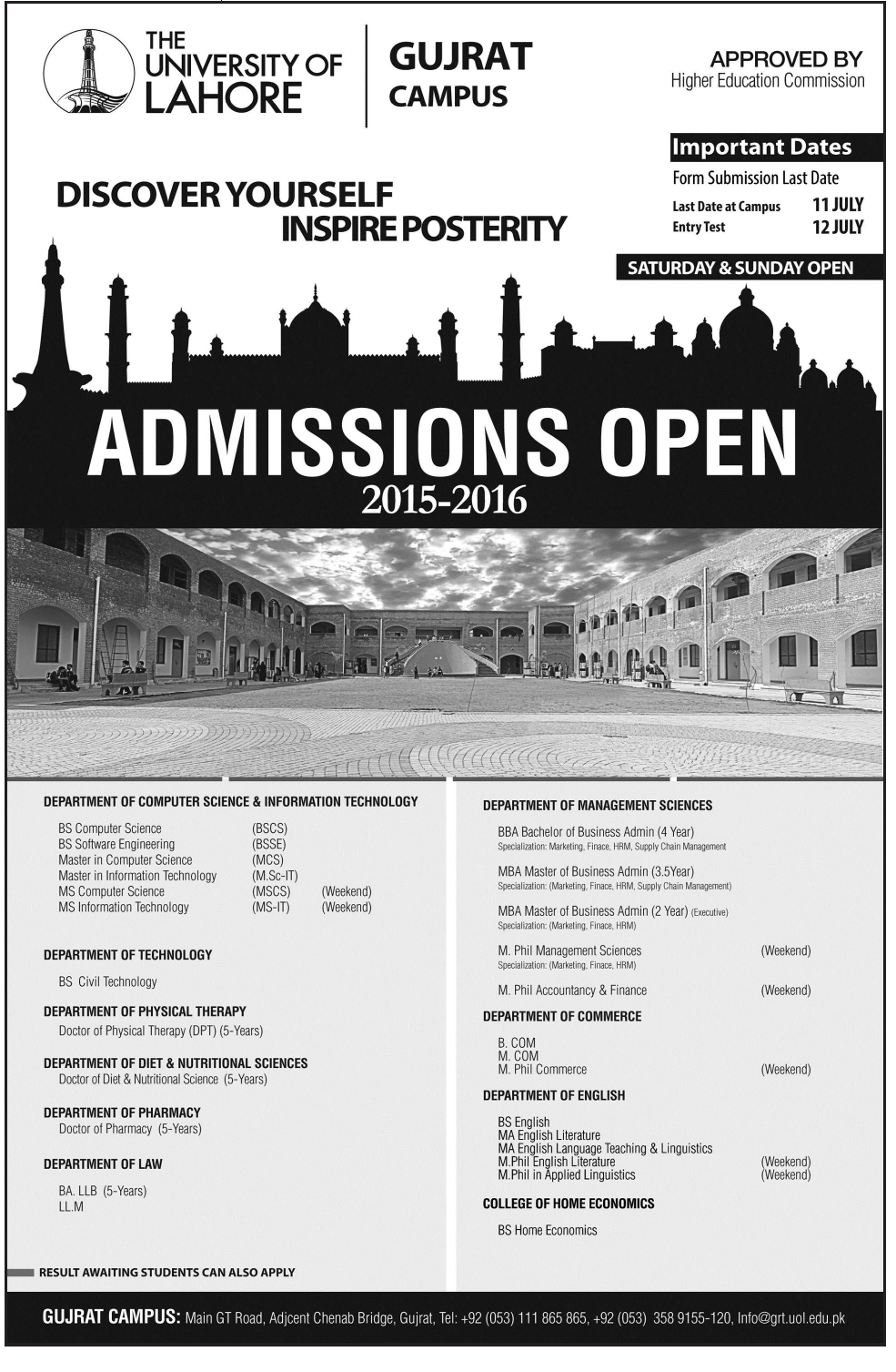 Admission Image
