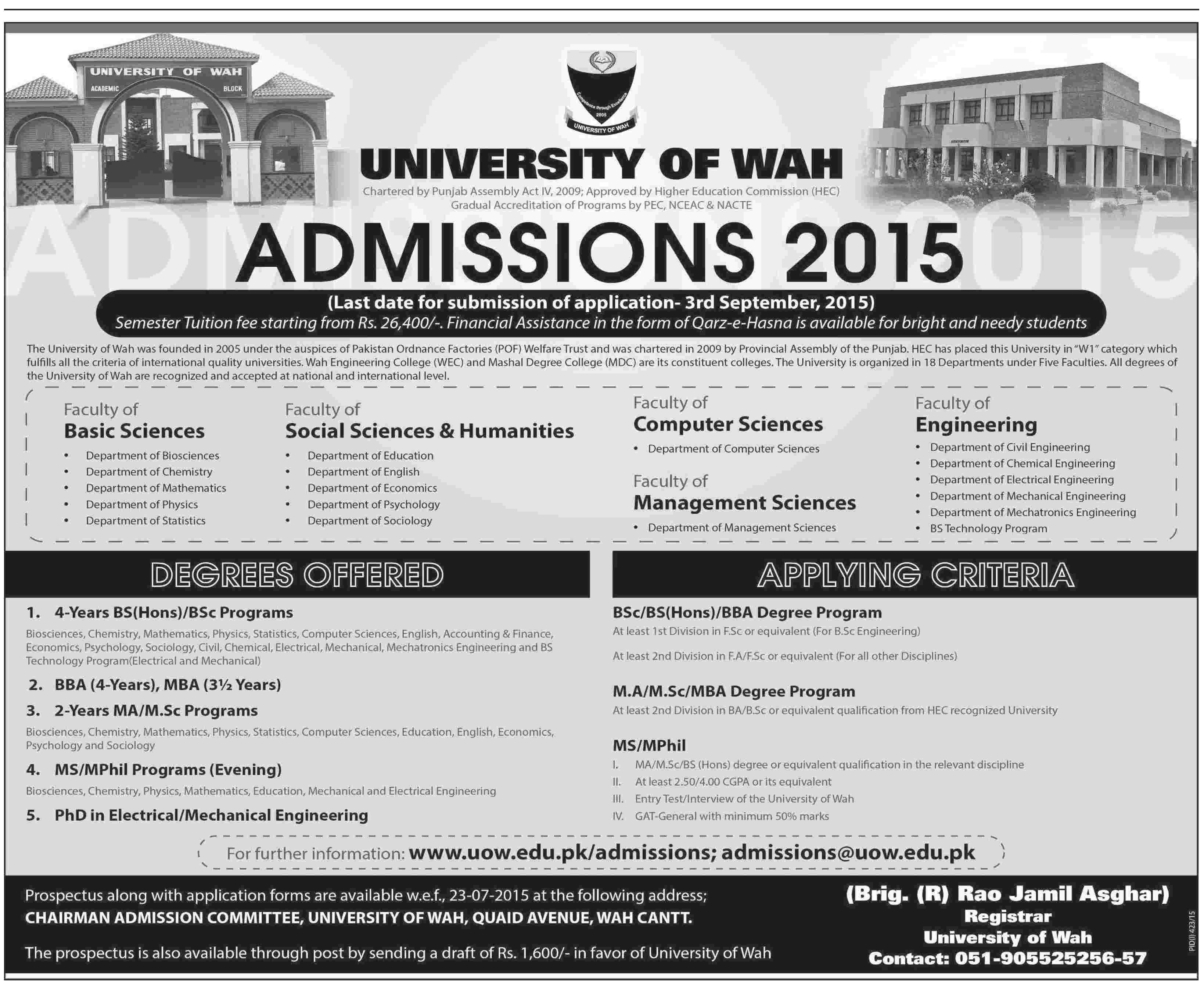 Admission Image