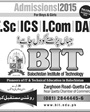Admission notice for Balochistan Institute Of Technology Quetta