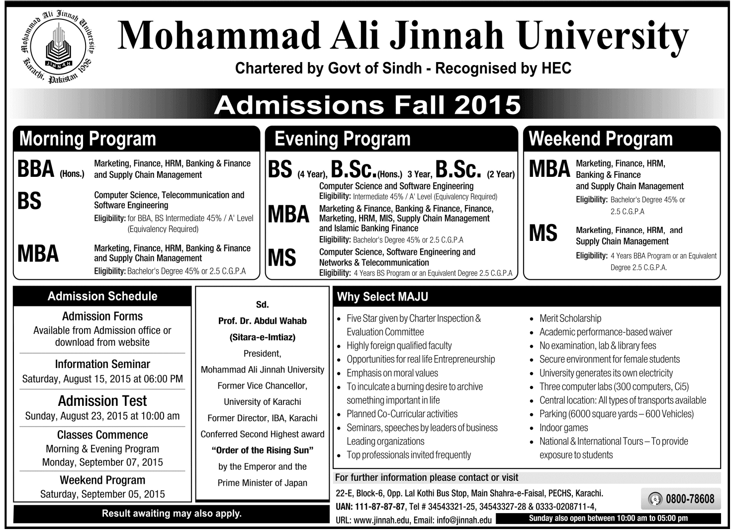 Admission Image