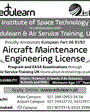 Admission notice for Edulearn Air Services Academy Karachi