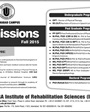 Admission notice for Isra University Islamabad