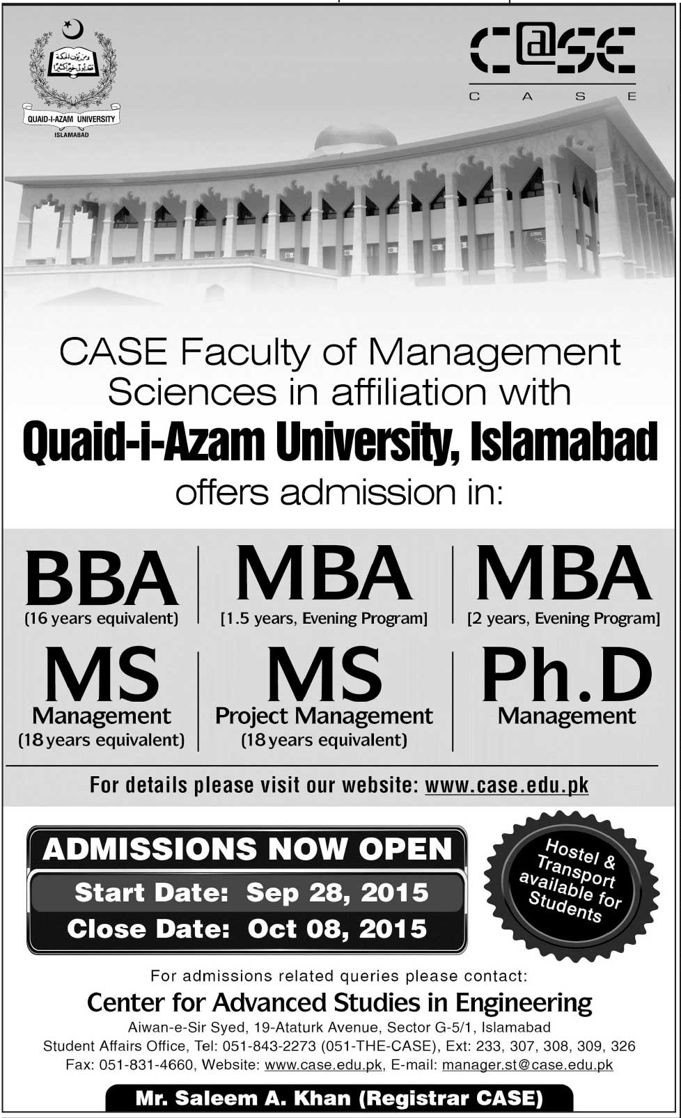Admission Image