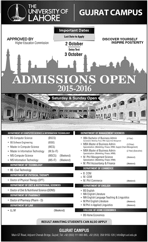 Admission Image