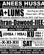 Admission notice for Anees Hussain Karachi