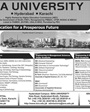Admission notice for Isra University Hyderabad