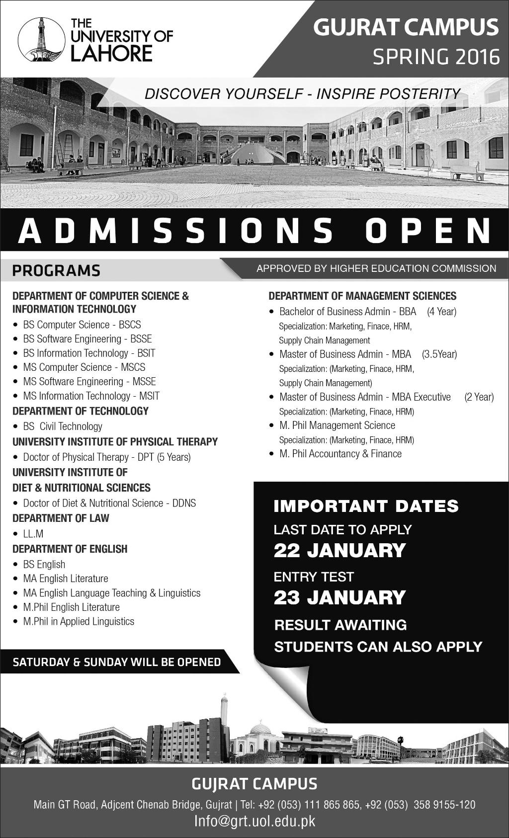 Admission Image
