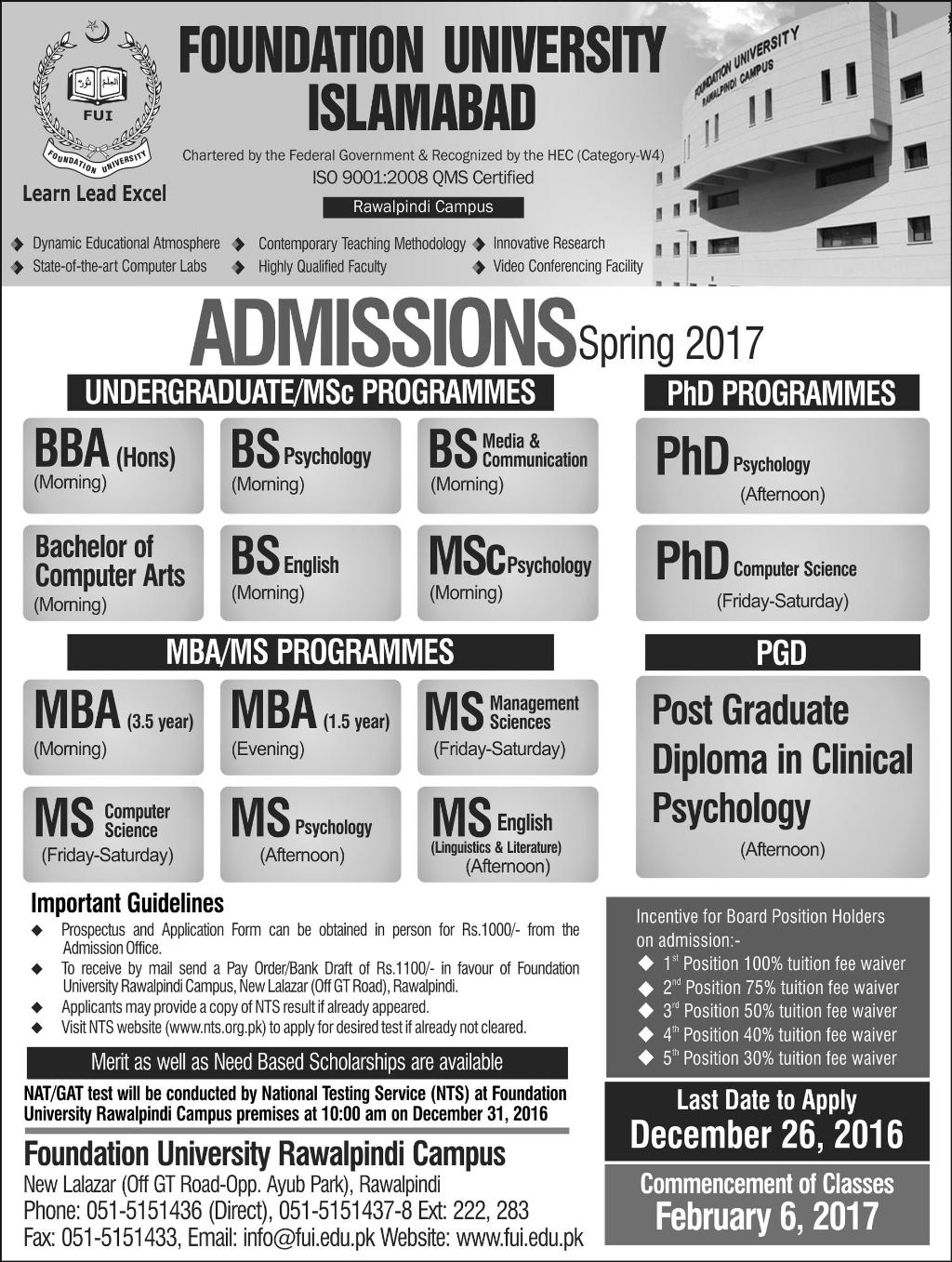Admission Image