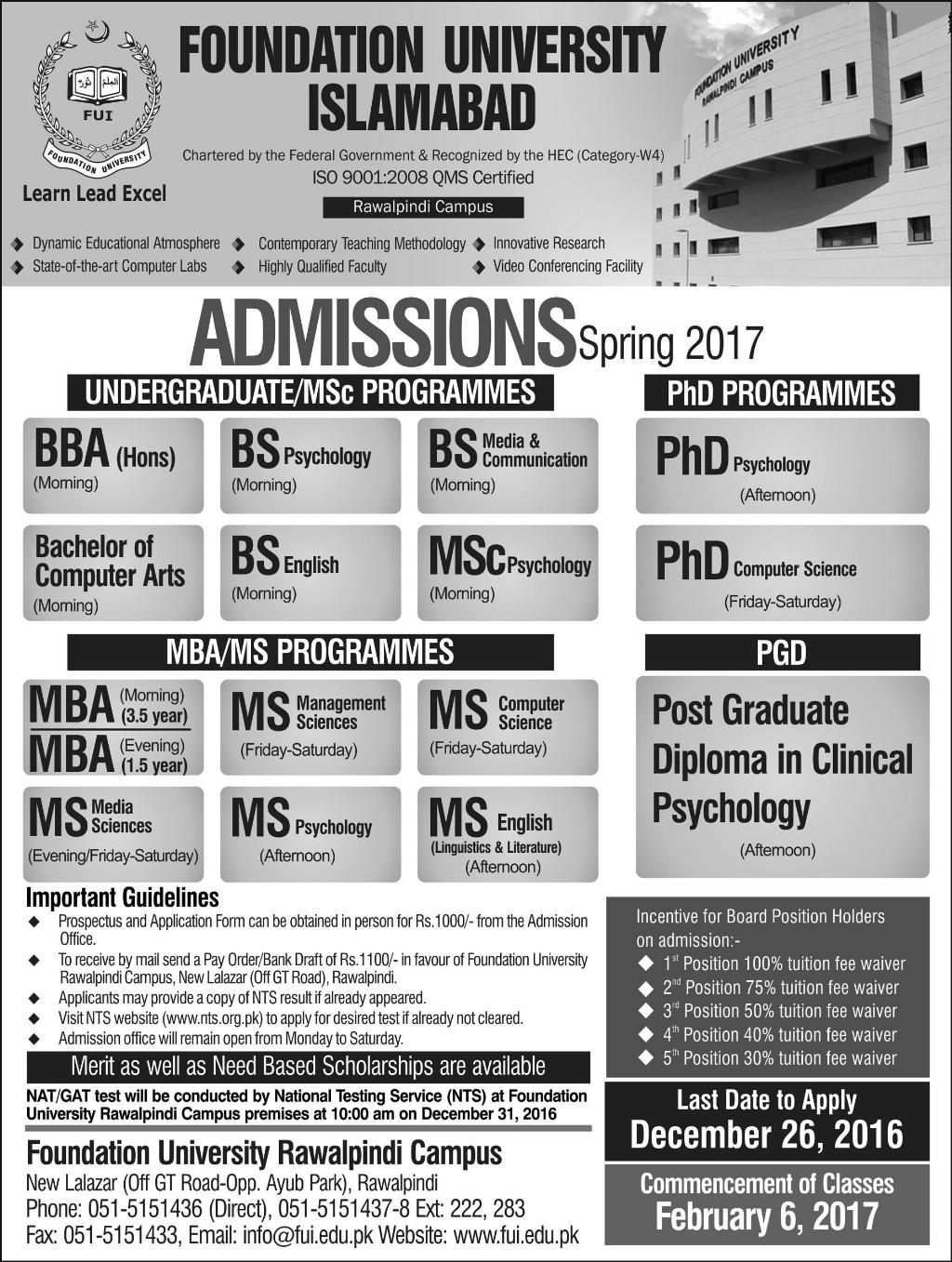 Admission Image