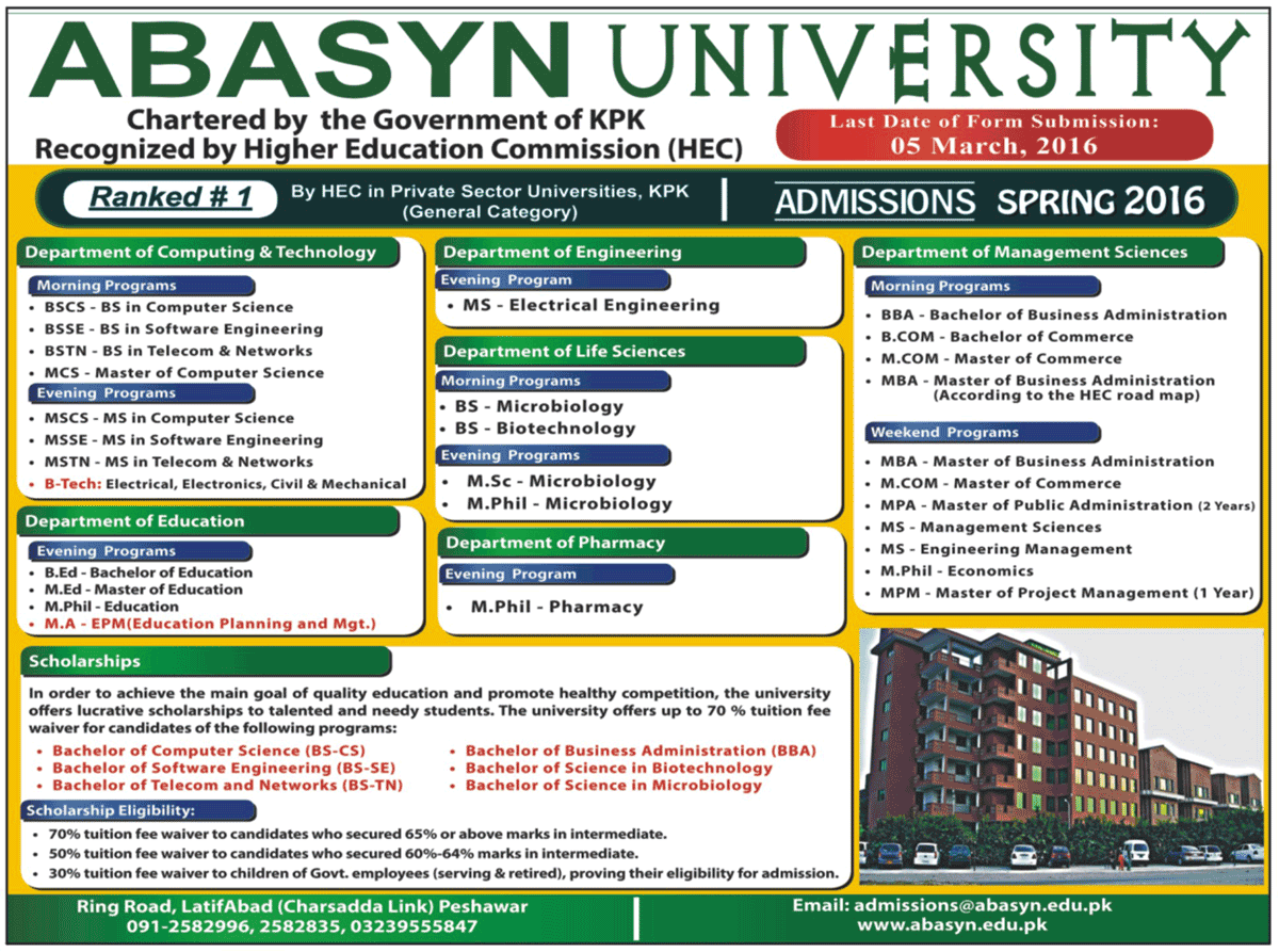 Admission Image