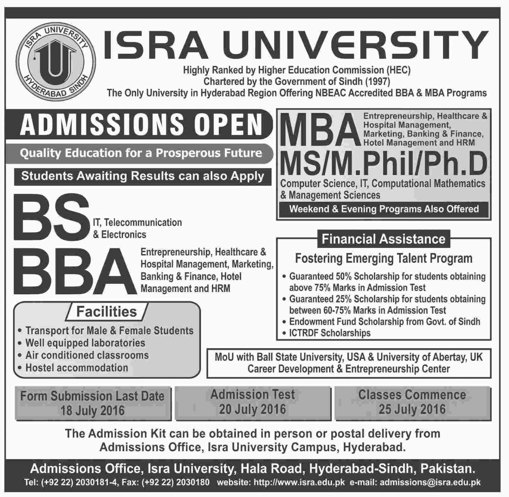 Admission Image
