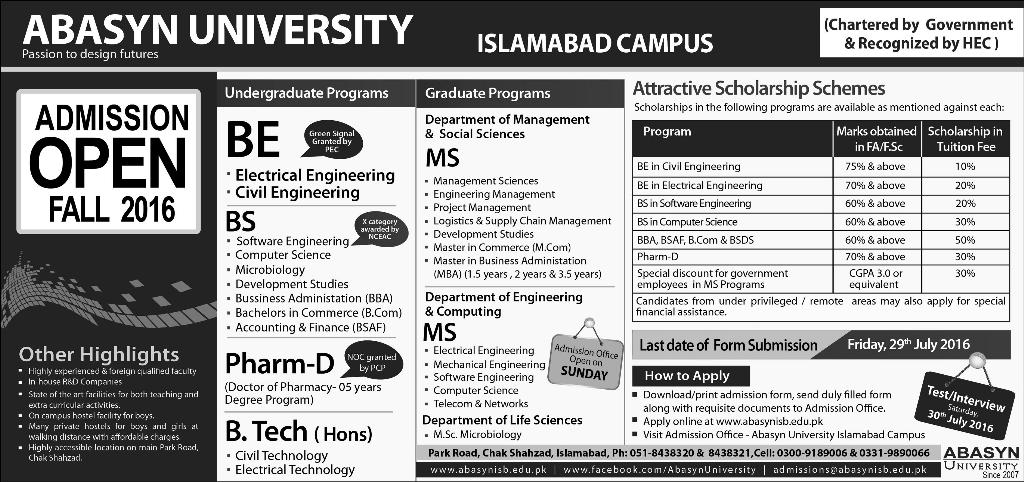 Admission Image