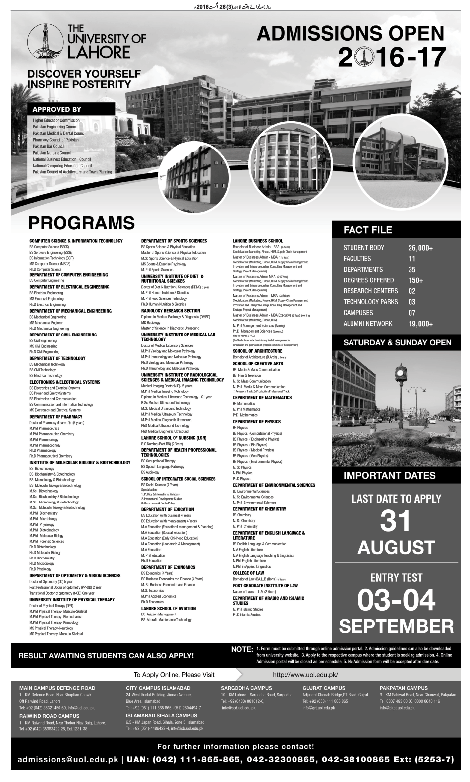 Admission Image