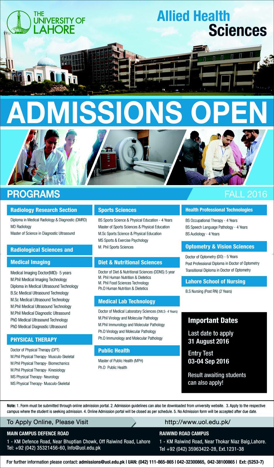 Admission Image