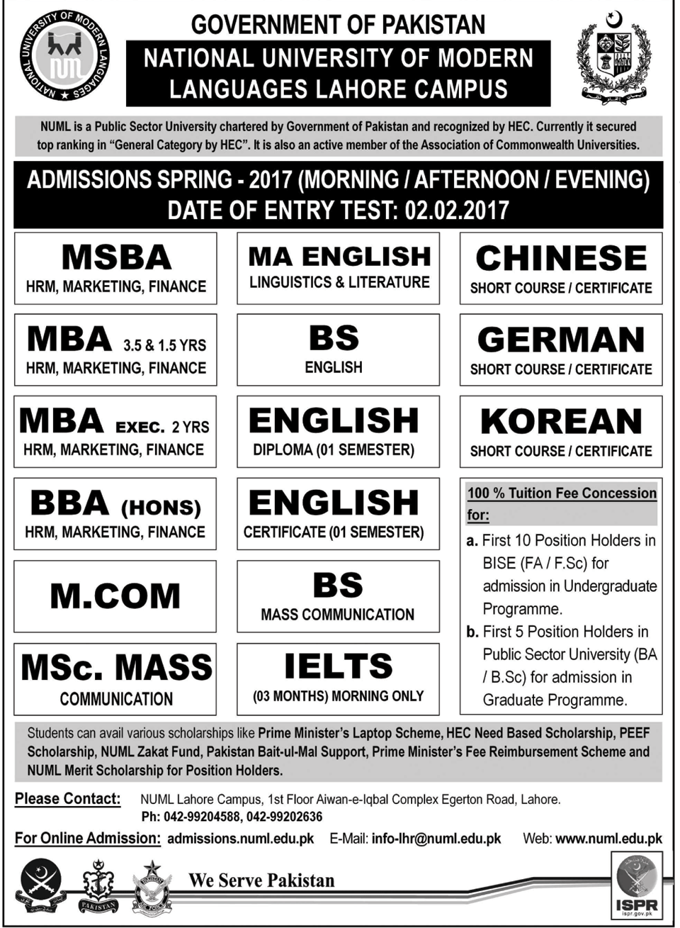 Admission Image