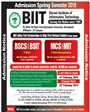 Admission notice for Barani Institute of Information Technology, Rawalpindi