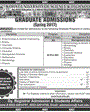 Admission notice for Kohat University Of Science & Technology, Khyber