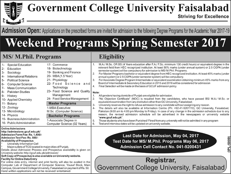 Admission Image