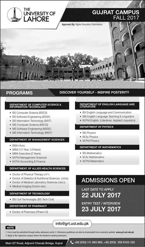 Admission Image