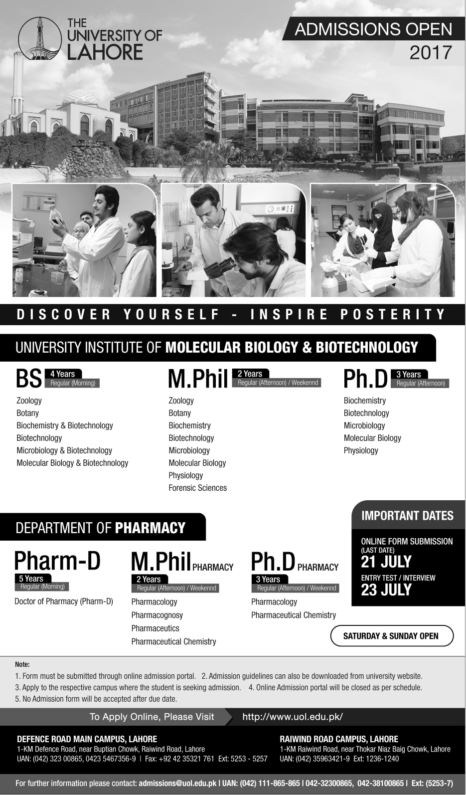 Admission Image