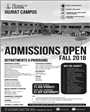 Admission notice for The University of Lahore Gujrat