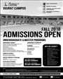 Admission notice for The University of Lahore Gujrat