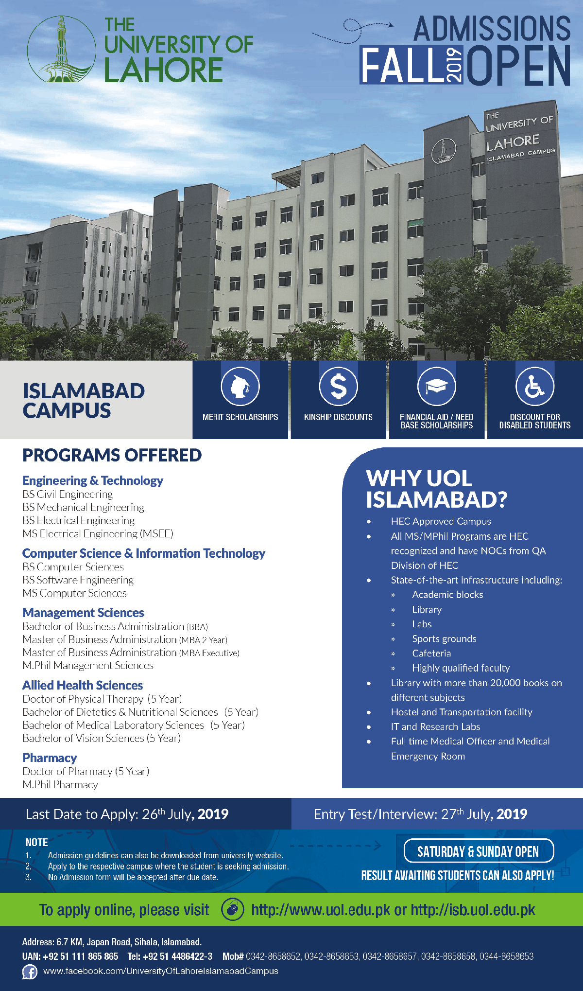 Admission Image