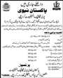Admission notice for Pakistan Navy Polytechnic Institute, Karachi