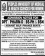 Peoples University Of Medical & Health Science For Women Nawabshah