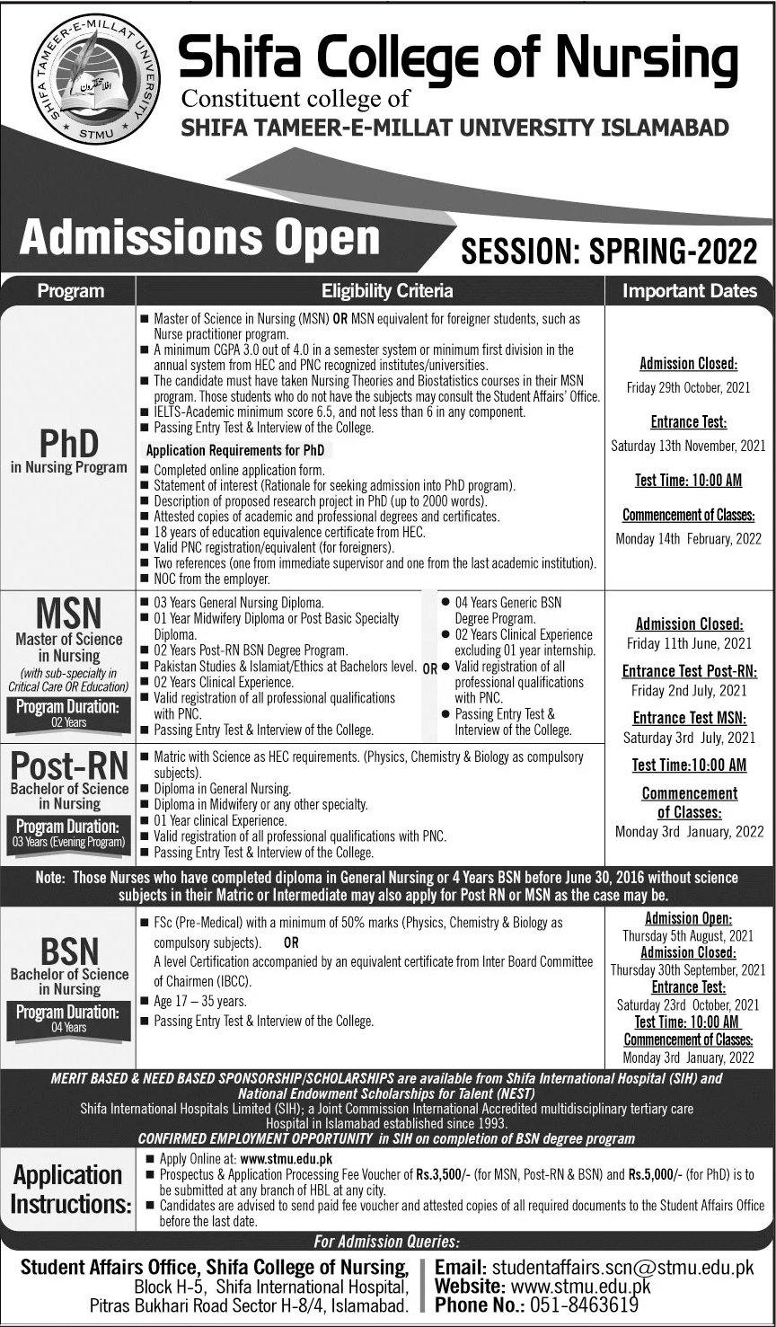 Admission Image