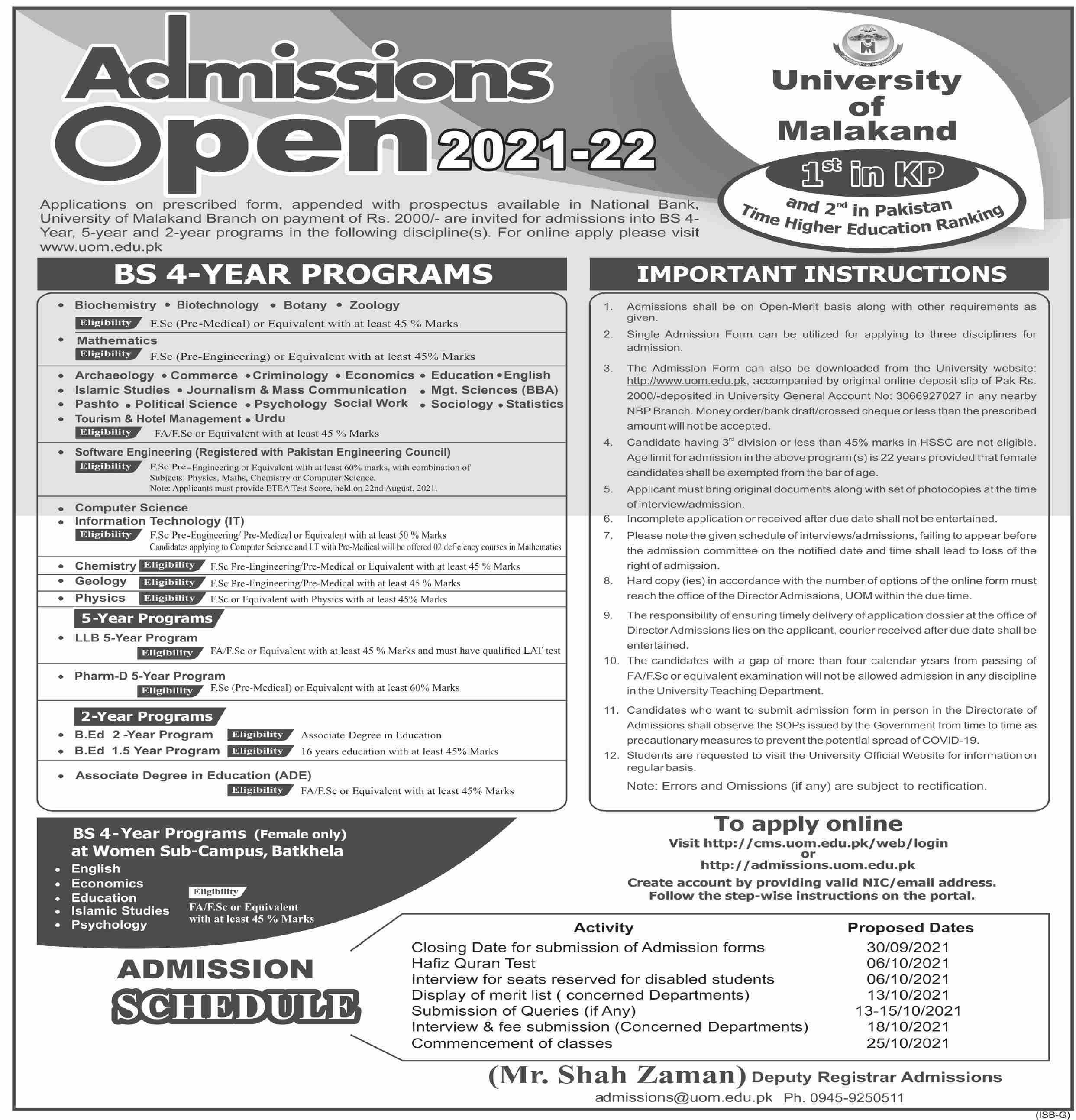 Admission Image
